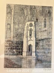 MaxSold Auction: Pair of Framed Etchings by Owen Staples — Soldier's Tower B - Toronto (Ontario, Canada) Moving Online Auction - Mount Pleasant Road