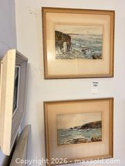 MaxSold Auction: Pair of Framed Seascape Wall Art Prints with Ornate Gilt Frames B - Toronto (Ontario, Canada) Moving Online Auction - Mount Pleasant Road