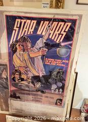 MaxSold Auction: Vintage Star Wars Poster B - Toronto (Ontario, Canada) Moving Online Auction - Mount Pleasant Road