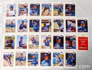 MaxSold Auction: SYRACUSE CHIEFS TEAM BASEBALL CARD SET OF 26 - Kingston (Ontario, Canada) SELLER MANAGED Downsizing Online Auction - Rosemund Crescent