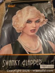 MaxSold Auction: 1920s Flapper Costume Blonde Wig, plus, Heels & Petticoat - Los Angeles  (California, USA) SELLER MANAGED Estate Sale Online Auction - Granville Avenue