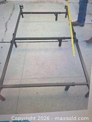 MaxSold Auction: Adjustable Foldable Black Metal Bed Frame / Bed Support - Los Angeles  (California, USA) SELLER MANAGED Estate Sale Online Auction - Granville Avenue