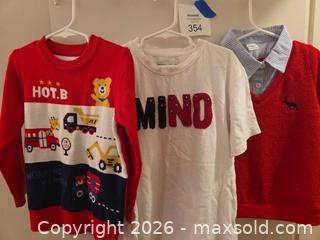 MaxSold Auction: Boys' Mixed Tops: Zara T?shirt & Red Knit Sweater, Sizes 5Y, 8 & 110(appx Boys 6) - Los Angeles  (California, USA) SELLER MANAGED Estate Sale Online Auction - Granville Avenue