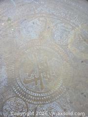 MaxSold Auction: Brass Accent Table with Removable Tray and Folding Wood Stand - Los Angeles  (California, USA) SELLER MANAGED Estate Sale Online Auction - Granville Avenue