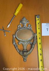 MaxSold Auction: Brass Victorian Ornate Door Knocker, 8–9 in, Antique Brass - Los Angeles  (California, USA) SELLER MANAGED Estate Sale Online Auction - Granville Avenue