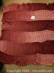 MaxSold Auction: Crocheted throw - Los Angeles  (California, USA) SELLER MANAGED Estate Sale Online Auction - Granville Avenue