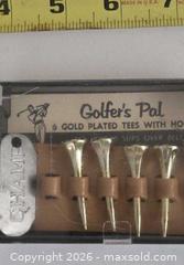 MaxSold Auction: Crystal baseball and gold plated Golf Tees w holder - Los Angeles  (California, USA) SELLER MANAGED Estate Sale Online Auction - Granville Avenue