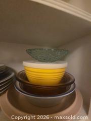 MaxSold Auction: Dishes in the cabinet.  Bottom Shelf Center cabinet - Los Angeles  (California, USA) SELLER MANAGED Estate Sale Online Auction - Granville Avenue