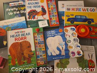 MaxSold Auction: Eric Carle Children's Book Lot: Board, Hardcover & Sound Books - Los Angeles  (California, USA) SELLER MANAGED Estate Sale Online Auction - Granville Avenue