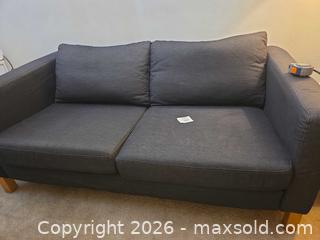 MaxSold Auction: Fabric Love seat with reversible cushions. - Los Angeles  (California, USA) SELLER MANAGED Estate Sale Online Auction - Granville Avenue