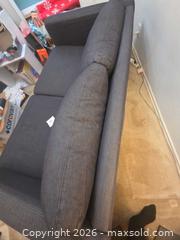 MaxSold Auction: Fabric Love seat with reversible cushions. - Los Angeles  (California, USA) SELLER MANAGED Estate Sale Online Auction - Granville Avenue