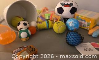 MaxSold Auction: Gamebox Mini Genesis game, Playdoh, Bubbles, Balls, & sidewalk chalk - Los Angeles  (California, USA) SELLER MANAGED Estate Sale Online Auction - Granville Avenue