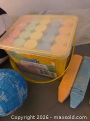 MaxSold Auction: Gamebox Mini Genesis game, Playdoh, Bubbles, Balls, & sidewalk chalk - Los Angeles  (California, USA) SELLER MANAGED Estate Sale Online Auction - Granville Avenue