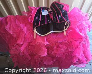 MaxSold Auction: Hot Pink & Black Three-Piece Prom Dress with Corset - Los Angeles  (California, USA) SELLER MANAGED Estate Sale Online Auction - Granville Avenue