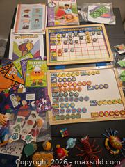 MaxSold Auction: Melissa & Doug Hanging Boards - Magnetic Responsibility Chart w Rewards daily, Fridge Magnets, Stickers, coloring books, Lincoln Logs - Los Angeles  (California, USA) SELLER MANAGED Estate Sale Online Auction - Granville Avenue