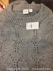 MaxSold Auction: Mixed Gray, Black/Burgundy, White/Cream, Red Sweaters/tops & Olive Boho Culottes  - Los Angeles  (California, USA) SELLER MANAGED Estate Sale Online Auction - Granville Avenue