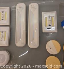 MaxSold Auction: New Battery-Powered LED Sticks, Pucks & Wall Switch Lights and Window motion sensor alarms - Los Angeles  (California, USA) SELLER MANAGED Estate Sale Online Auction - Granville Avenue