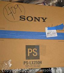 MaxSold Auction: New in box SONY Stereo Turntable System - Los Angeles  (California, USA) SELLER MANAGED Estate Sale Online Auction - Granville Avenue