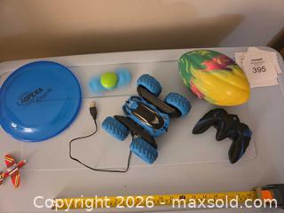 MaxSold Auction: Outdoor fun! RC Monster car with charger, frisbee, football, & other toys - Los Angeles  (California, USA) SELLER MANAGED Estate Sale Online Auction - Granville Avenue