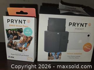 MaxSold Auction: PYRNT Pocket for iPhone & Prynt photo paper  - Los Angeles  (California, USA) SELLER MANAGED Estate Sale Online Auction - Granville Avenue