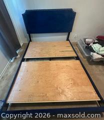 MaxSold Auction: Queen Size bed frame w headboard and sides and  footboard - Los Angeles  (California, USA) SELLER MANAGED Estate Sale Online Auction - Granville Avenue
