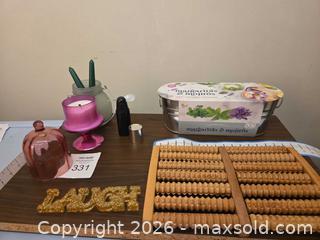 MaxSold Auction: Relaxation is waiting for you! Candles, personal fan, foot massager, margaritas & mojitos ! - Los Angeles  (California, USA) SELLER MANAGED Estate Sale Online Auction - Granville Avenue