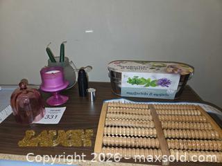 MaxSold Auction: Relaxation is waiting for you! Candles, personal fan, foot massager, margaritas & mojitos ! - Los Angeles  (California, USA) SELLER MANAGED Estate Sale Online Auction - Granville Avenue