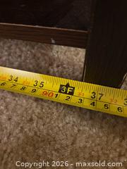 MaxSold Auction: Small wood cubby hole cabinet/tv stand - Los Angeles  (California, USA) SELLER MANAGED Estate Sale Online Auction - Granville Avenue