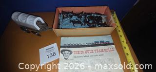 MaxSold Auction: The 20 Mule Team Vintage Toy Wagon Set with Animals & Driver - Los Angeles  (California, USA) SELLER MANAGED Estate Sale Online Auction - Granville Avenue