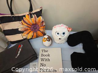 MaxSold Auction: Ty toys, hardcover book, neck pillow, blanket and canvas bag - Los Angeles  (California, USA) SELLER MANAGED Estate Sale Online Auction - Granville Avenue