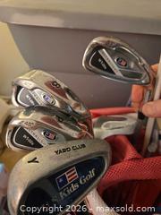 MaxSold Auction: U.S. Kids Golf Junior / Kids Golf Club Set with Pink/White Stand Bag - Los Angeles  (California, USA) SELLER MANAGED Estate Sale Online Auction - Granville Avenue