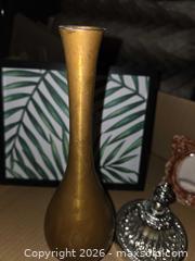 MaxSold Auction: Vintage princess House stand, Bud vase, whimsical trophies, photo frame, & framed art  - Los Angeles  (California, USA) SELLER MANAGED Estate Sale Online Auction - Granville Avenue