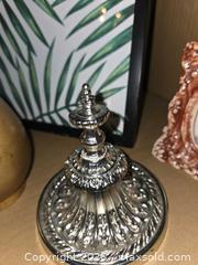 MaxSold Auction: Vintage princess House stand, Bud vase, whimsical trophies, photo frame, & framed art  - Los Angeles  (California, USA) SELLER MANAGED Estate Sale Online Auction - Granville Avenue