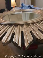 MaxSold Auction: Vintage Sunburst Wall Mirror, Antiqued Gold paint - Los Angeles  (California, USA) SELLER MANAGED Estate Sale Online Auction - Granville Avenue