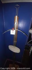 MaxSold Auction: Wood and Metal Clothes Valet / Suit & Hat Stand with Beige Pad - Los Angeles  (California, USA) SELLER MANAGED Estate Sale Online Auction - Granville Avenue