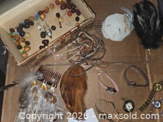 MaxSold Auction: Wrist watches, Feathers, leather, wood beads, sand dollars - Los Angeles  (California, USA) SELLER MANAGED Estate Sale Online Auction - Granville Avenue