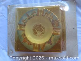 MaxSold Auction: 1940 Golden Gate Exposition Ashtray, still new in package  - San Bruno (California, USA) SELLER MANAGED Downsizing Online Auction - 2nd Avenue