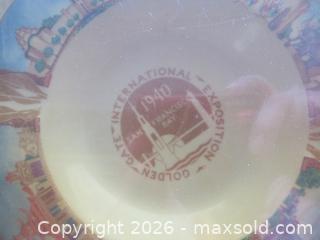 MaxSold Auction: 1940 Golden Gate Exposition Ashtray, still new in package  - San Bruno (California, USA) SELLER MANAGED Downsizing Online Auction - 2nd Avenue