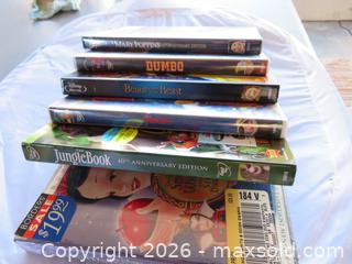 MaxSold Auction: 6 Classic Disney DVD - all special anniversary issues. - San Bruno (California, USA) SELLER MANAGED Downsizing Online Auction - 2nd Avenue