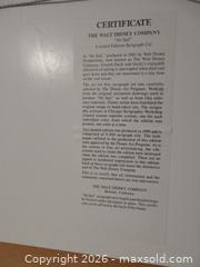 MaxSold Auction: Disney Serigraph cell - Donald Duck & Goofy Sail Away - San Bruno (California, USA) SELLER MANAGED Downsizing Online Auction - 2nd Avenue