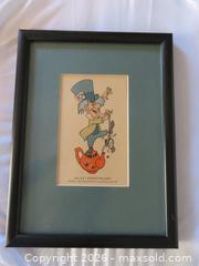 MaxSold Auction: Framed Mad Hatter drawing from Alice in Wonderland  - San Bruno (California, USA) SELLER MANAGED Downsizing Online Auction - 2nd Avenue