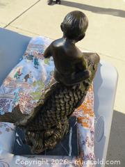 MaxSold Auction: Lg. Bronze figure of a boy on a fish - San Bruno (California, USA) SELLER MANAGED Downsizing Online Auction - 2nd Avenue