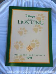 MaxSold Auction: Lot of 2 Disney Lithographs - Snow White and The Lion King - San Bruno (California, USA) SELLER MANAGED Downsizing Online Auction - 2nd Avenue