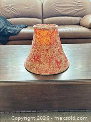 MaxSold Auction: Empire-Style Gold/Beige Fabric Lamp Shade, Spider Fitter, Medium - Ottawa (Ontario, Canada) SELLER MANAGED Moving Online Auction -  Demeter Street