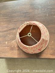 MaxSold Auction: Empire-Style Gold/Beige Fabric Lamp Shade, Spider Fitter, Medium - Ottawa (Ontario, Canada) SELLER MANAGED Moving Online Auction -  Demeter Street