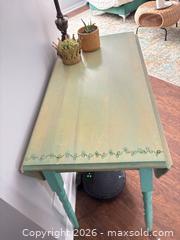 MaxSold Auction: Shabby Chic Wooden Drop-Leaf Folding Table - Ottawa (Ontario, Canada) SELLER MANAGED Moving Online Auction -  Demeter Street