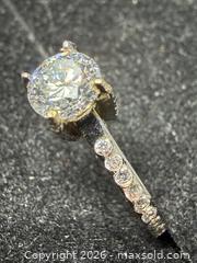 MaxSold Auction: 10K Yellow Gold (1.35g), Lab Diamond (0.35ct), Size 7. Accented with CZ; Made in Canada. - Toronto (Ontario, Canada) PARTNER MANAGED Downsizing Online Auction - Yonge Street