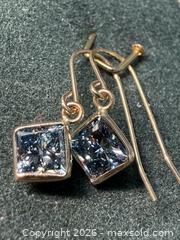 MaxSold Auction: 10K Yellow Gold, Blue Lab Diamond (1.13ct). Handcrafted custom design. - Toronto (Ontario, Canada) PARTNER MANAGED Downsizing Online Auction - Yonge Street