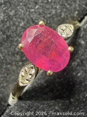 MaxSold Auction: 14K Gold (1.5g), Diamonds (~1ct), Size 7.5. Vintage style. - Toronto (Ontario, Canada) PARTNER MANAGED Downsizing Online Auction - Yonge Street