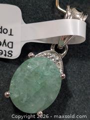 MaxSold Auction: Silver(2.31g)Dyed Emerald (3.20ct) - Toronto (Ontario, Canada) PARTNER MANAGED Downsizing Online Auction - Yonge Street